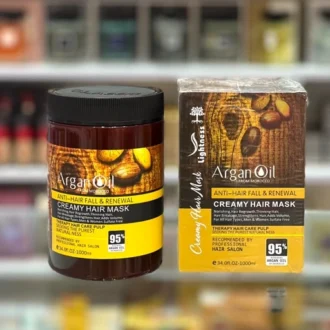 ماسک مو لایتنس مدل argan oil حجم 1000 میلی‌لیتر